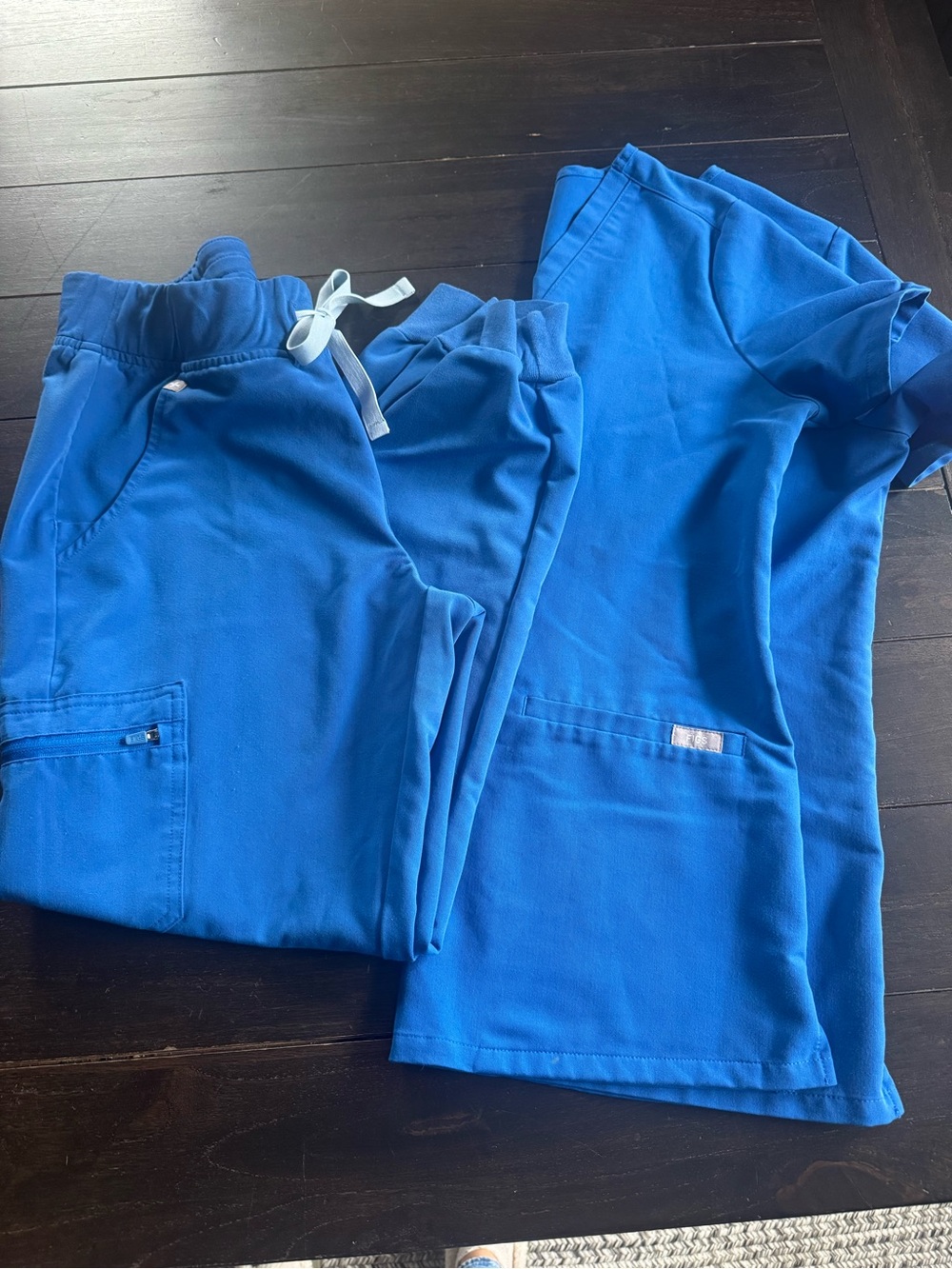 Figs women’s scrub set Royal Blue